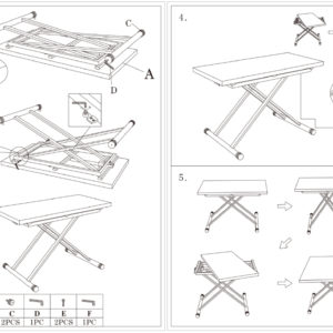 Lifting Dining Table